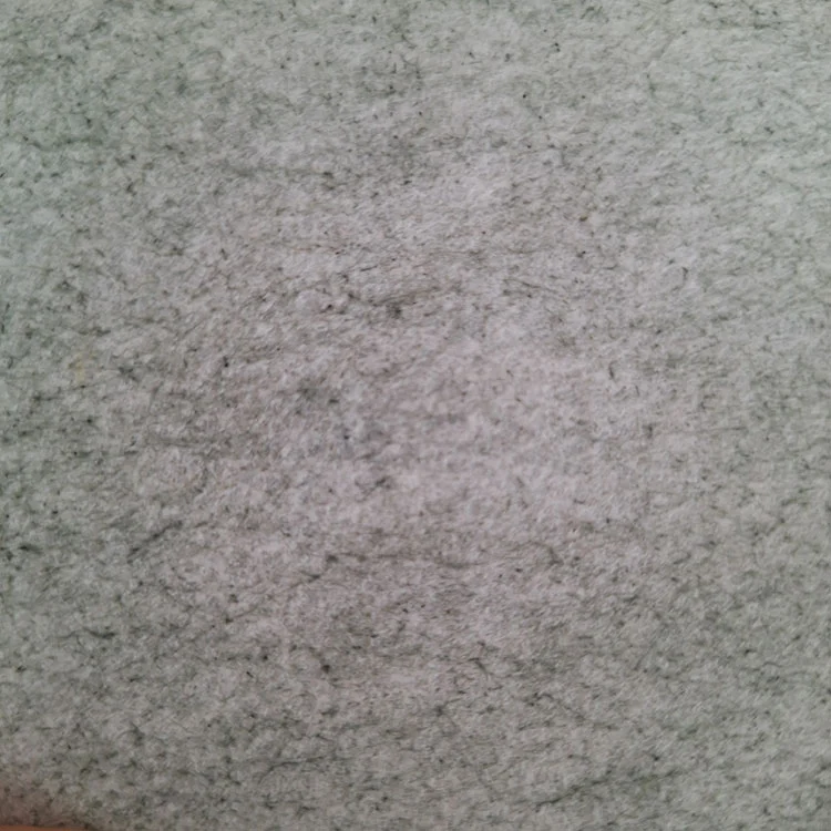 Felt d'aiguille antistatique mélangée en polyester